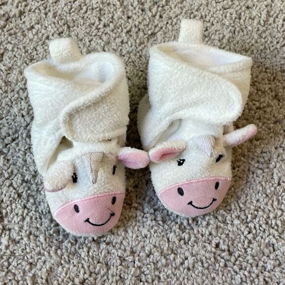 0-6 Month Baby Girl Unicorn Shoes - Picture 1 of 3